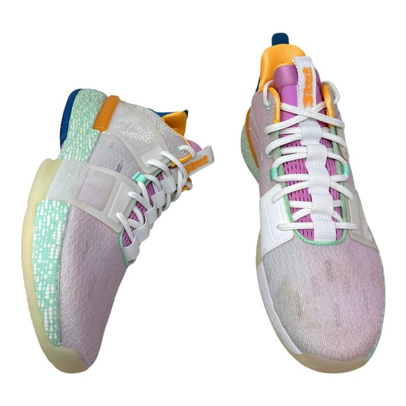 ANTA Impact 1 Basketball Shoes Men Size 13 Mid-Top Ceramic Green Pink Kyrie